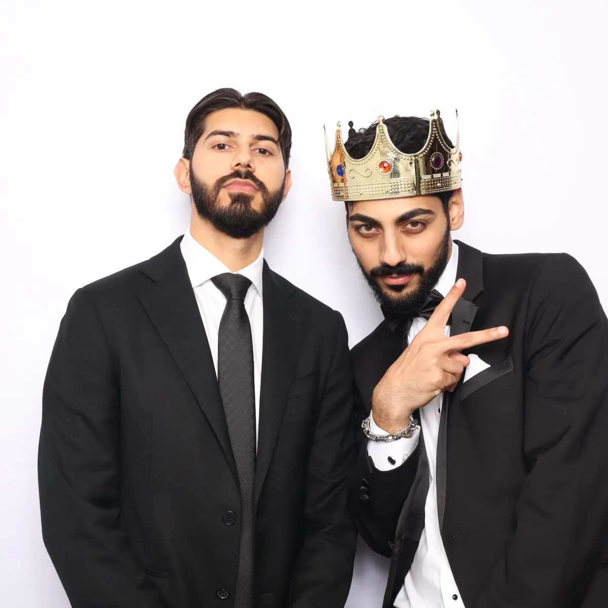 Guests at Clutch City luxury photo booth at Houston quinceañera